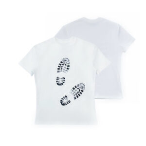 Footprint Rhinestone T-shirt