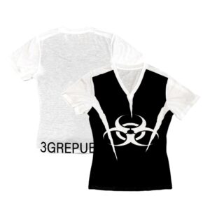 V Neck Black Bio T-Shirt